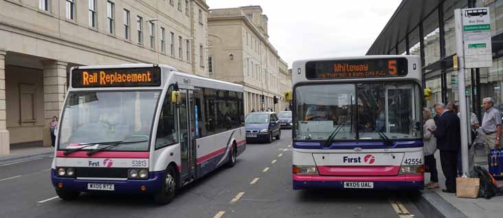 First West of England Optare Solo 53813 & ADL Pointer Dart 42554